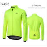 Veste de Cyclisme Hiver | Coupe-Vent, Chaude & Doublée Polaire