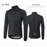 Veste de Cyclisme Hiver | Coupe-Vent, Chaude & Doublée Polaire
