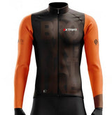 XTRIAT Maillot de Cyclisme Hiver Homme | Polaire, Chaud & Résistant au Froid