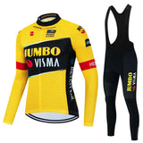 Jumbo Visma | Ensemble de cyclisme professionnel à manches longues