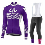 LIV V2 | Ensemble de cyclisme d’hiver PRO pour femme avec cuissard à bretelles