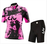 Ensemble Cyclisme BORA | Maillot de Vélo à Manches Courtes + Cuissard