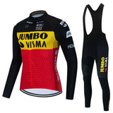 Jumbo Visma | Ensemble de cyclisme professionnel à manches longues